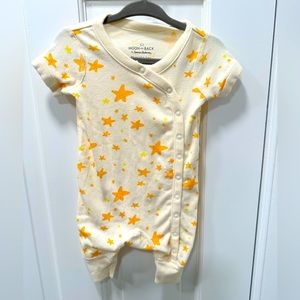 Moon and Back Hanna Andersson 0-3 knit romper